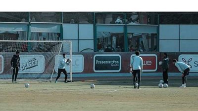 مران قوي لحراس الأهلي استعداداً لمواجهة البنك الأهلي