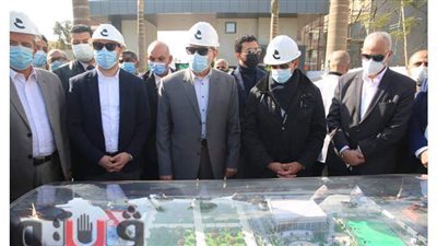 أشرف صبحي يتفقد الأعمال الإنشائية للنادي الرياضي سيتي كلوب | صور