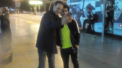 بعثة الزمالك تصل مطار القاهرة استعدادا للسفر إلى إثيوبيا ( صور)