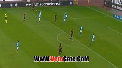 دييجو بيروتي يحرز الهدف الرابع لروما في نابولي (فيديو)