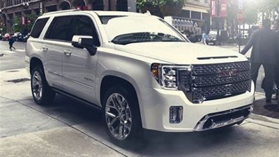 خطوط حادة وأقواس عجلات أسفلها جنوط جديدة بسيارات جي إم سي