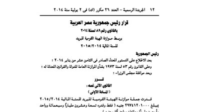 موازنة الهيئة القومية للبريد