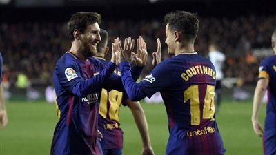 ميسي وكوتينيو يقودان برشلونة أمام أتلتيكو مدريد