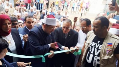 وزير الأوقاف يفتتح مسجد أبو عبيدة بن الجراح بالشرقية (صور)