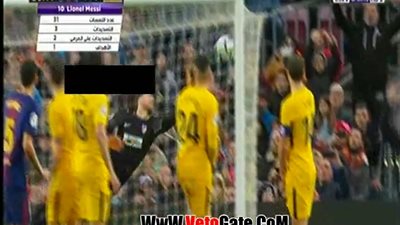 «ميسى» يتقدم بالهدف الأول لبرشلونة في أتلتيكو مدريد (فيديو)