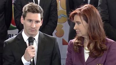 ميسي لرئيسة الأرجنتين: «حاولنا تحقيق اللقب وقدمنا كل ما نملك»