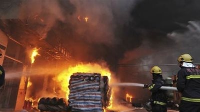 استعجال تقرير المعمل الجنائى حول حريق محال النزهة