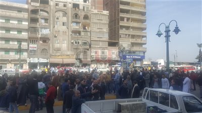 احتجاج أهالي العجمي على حملة الإزالة لليوم الثالث (صور)