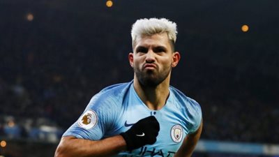 أجويرو يعادل رقم رييس وروني في الدوري الإنجليزي