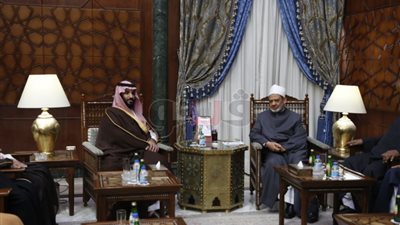 تفاصيل لقاء شيخ الأزهر وولي العهد السعودي.. الطيب يستقبل الأمير بمقر المشيخة.. ويؤكد تقدير الأزهر لدور المملكة.. وبن سلمان يؤكد أن المشيخة ركن أساسي للدفاع عن الإسلام
