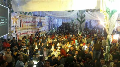 تفاصيل مؤتمر تأييد السيسي بكفر البطيخ في دمياط (فيديو وصور)