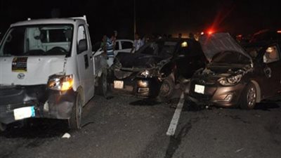 مصرع شخص وإصابة 9 آخرين في حادث تصادم بالإسكندرية
