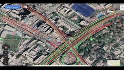 الحالة المرورية.. كثافات مرورية بطريق صلاح سالم (فيديو)