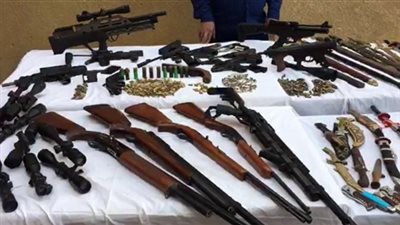 ضبط 35 قطعة سلاح وتنفيذ 2585 حكما قضائيا في سوهاج