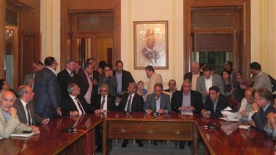 البرادعى وموسى والبدوى يصلون مقر الوفد لحضور مؤتمر 