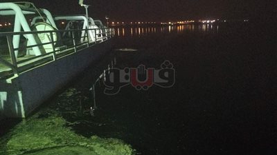 ظهور بقعة زيت في مياه بحيرة ناصر بأسوان (صور)