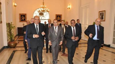 رئيس مجلس الدولة في أول تصريح صحفي: السيسي جدد التأكيد على دعمه للقضاء