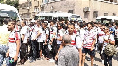 جماهير الزمالك تتحرك من النادي إلى الجونة لمؤازرة الفريق | صور 