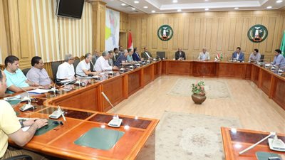 المنوفية تبحث التحول الرقمي بالجهات الحكومية