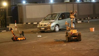 بلاغ كاذب بوجود قنبلة بجانب البنك الأهلي في بني مزار