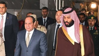 السيسي وبن سلمان يتفقدان الجامع الأزهر