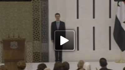 بث مباشر.. بشار الأسد يؤدي اليمن الدستورية لتولي فترة رئاسة جديدة