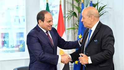 وزير خارجية فرنسا: مقابلة السيسي شرف عظيم
