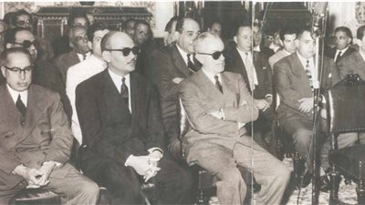 عمالقة الفكر والصحافة في احتفالات الوحدة مع سوريا