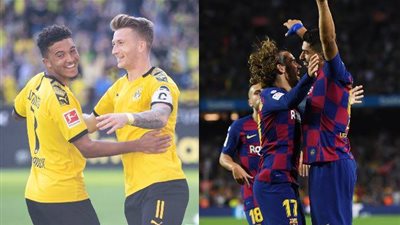 التشكيل الرسمي لمباراة بوروسيا دورتموند وبرشلونة.. ميسي احتياطيا