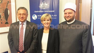 مستشار المفتي يشكر سفير مصر بأستراليا على دعمه أثناء زيارته