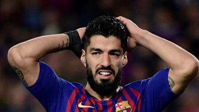 للعام الرابع على التوالي.. رقم سلبي يطارد لويس سواريز في دوري الأبطال