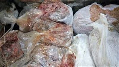 ضبط 14 كيلو دهون وأحشاء غير صالحة للاستهلاك بمحل جزارة في الغردقة