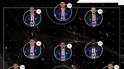 دي ماريا وإيكاردي يقودان هجوم باريس سان جيرمان ضد ريـال مدريد