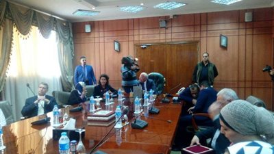 محافظ بورسعيد يستقبل القنصل الأمريكي بالإسكندرية (صور)