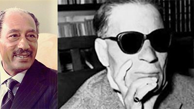 السادات يفصل بيرم التونسي وطه حسين من الجمهورية