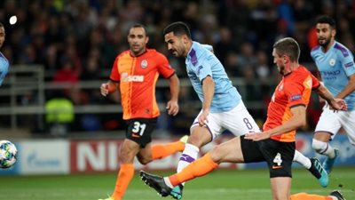 مانشستر سيتي يقهر شاختار بثلاثية في دوري أبطال أوروبا