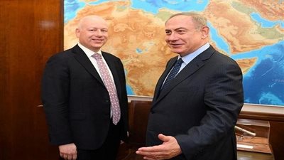 جرينبلات يزور إسرائيل للقاء نتنياهو وجانتس لبحث 