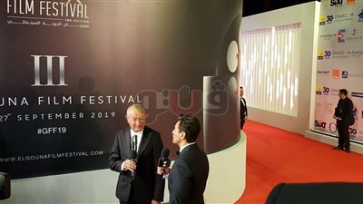 وصول نجيب ساويرس حفل افتتاح مهرجان الجونة