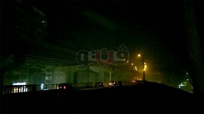 استجابة لـ«فيتو».. إصلاح أعمدة الإنارة على محور صفط اللبن (صور)