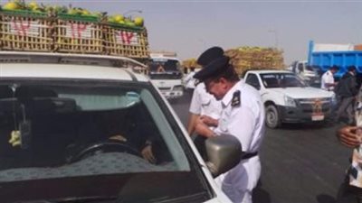 مرور الجيزة يحرر 44 مخالفة عدم استخدام حزام الأمان