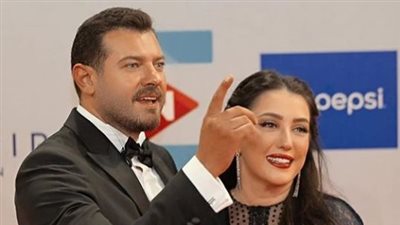 كندة علوش رفقة عمرو يوسف من افتتاح 