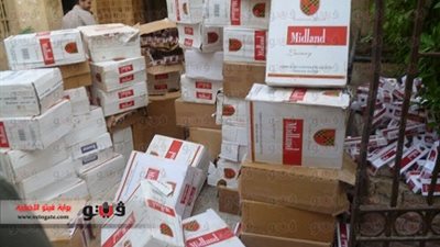 مصادرة 1975 علبة سجائر مجهولة المصدر بالمحلة