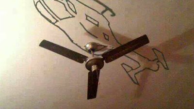 مصرى يخترع طائرة منزلية