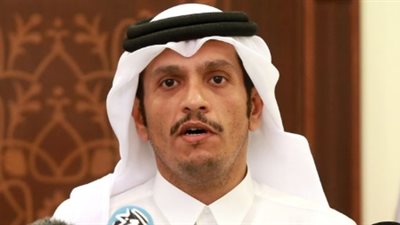 وزير خارجية قطر يغادر مطار القاهرة