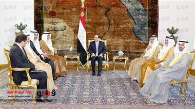 «السيسي» يبحث مع وفد «الأمة الكويتي» الدفاع عن أمن الخليج