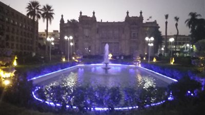 جامعة عين شمس تتزين لاستقبال العام الجامعي ( صور )