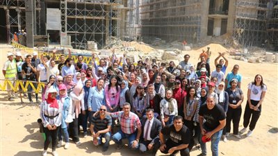 جولة لطلاب التدريب الصيفي في العاصمة الإدارية (صور)