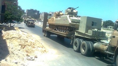 تعزيزات أمنية على قسم الشيخ زويد بشمال سيناء