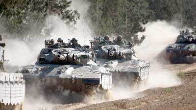 بدء الهجوم البري الإسرائيلي على قطاع غزة