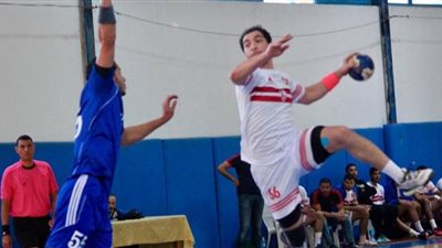فوز الزمالك على سموحة في دوري محترفي اليد